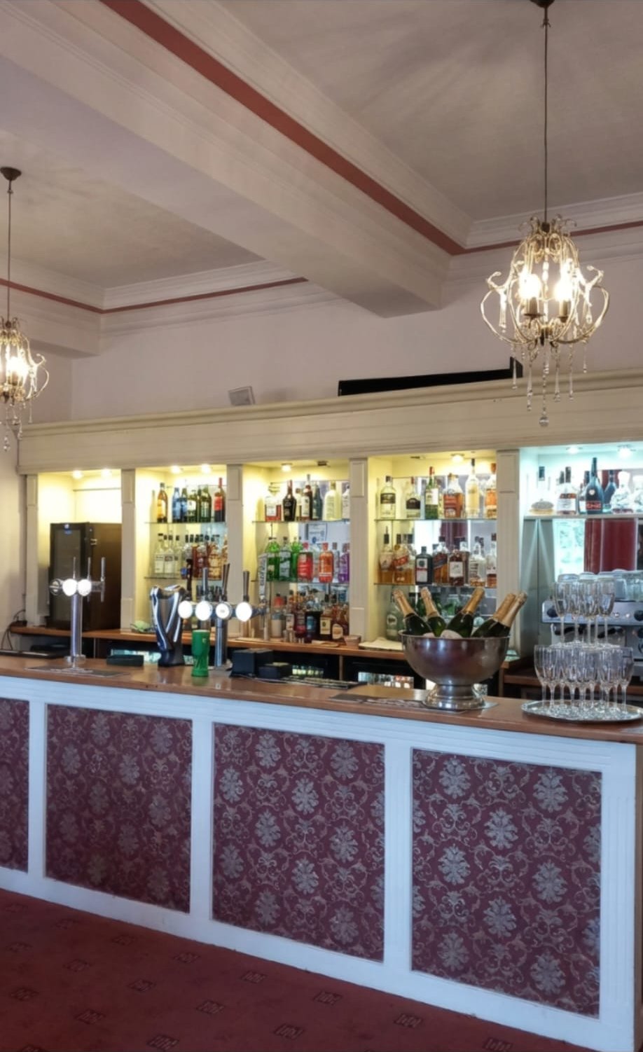The Colonial Lounge in daylight