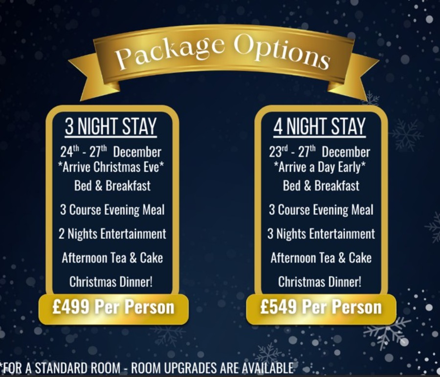 Christmas at The Royal Hotel - package details