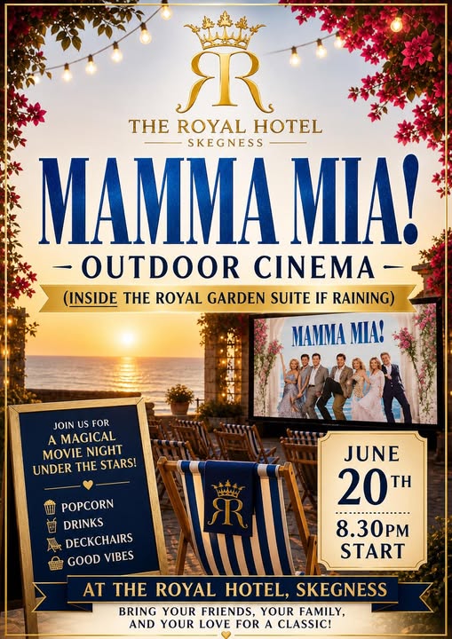 Outdoor Cinema - Mamma Mia! - Saturday 20 June, 8:30pm
