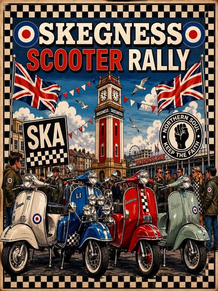 Skegness Scooter Rally - Mod, ska and Northern Soul