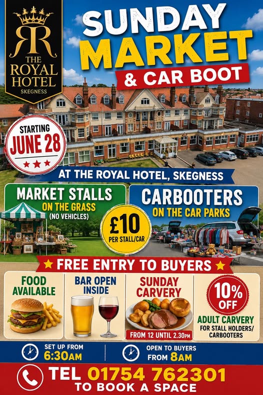 Sunday Market & Car Boot - Every Sunday from 28 June, £10 per stall