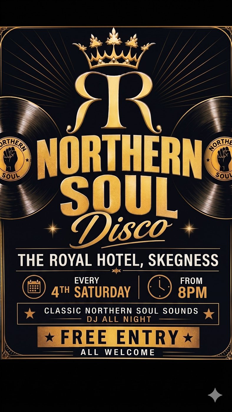 Northern Soul Disco - Every 4th Saturday, from 8pm - Classic Northern Soul, DJ all night, free entry