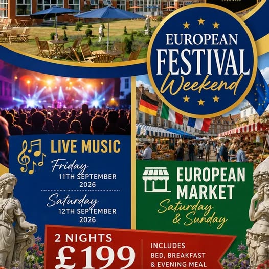 European Festival Weekend - Live music + European market - 11-12 September