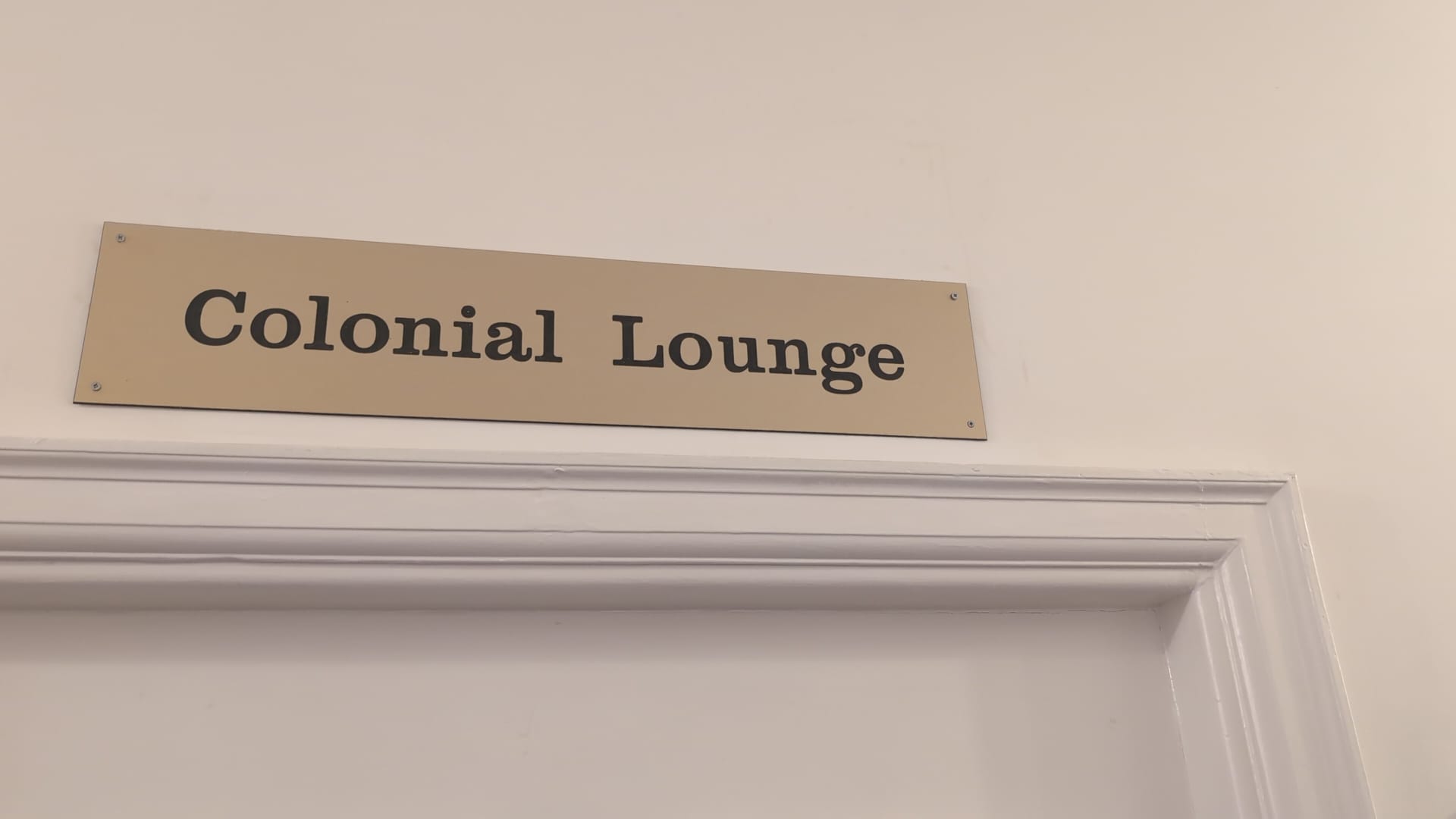 The Colonial Lounge bar area