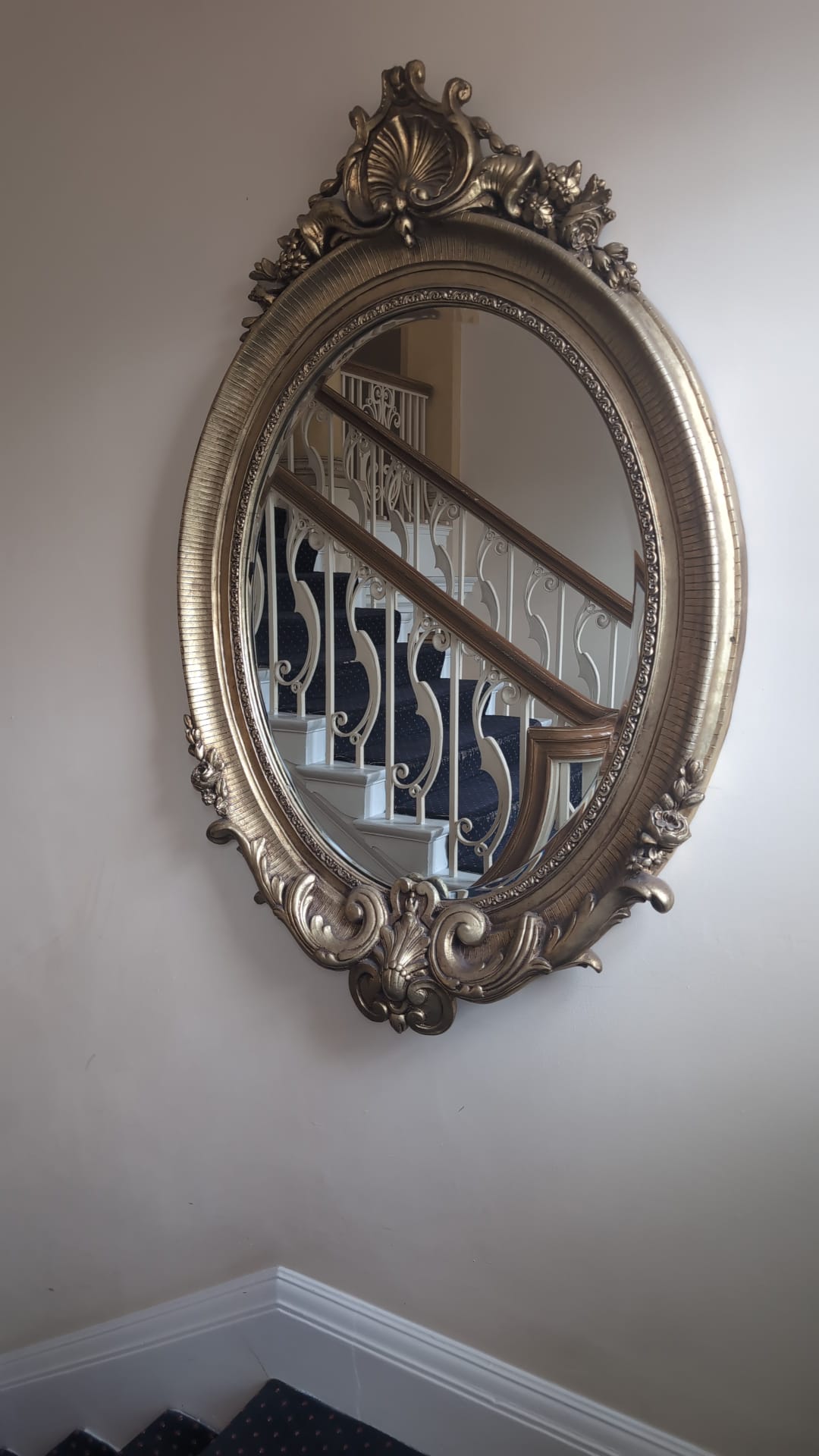 Ornate gilt mirror