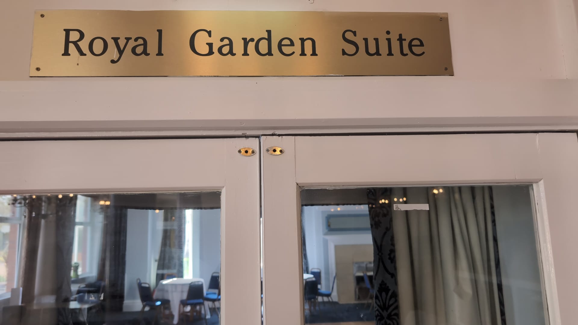 Entrance to the Royal Garden Suite