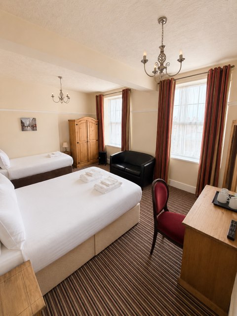 Standard Triple guest room at The Royal Hotel