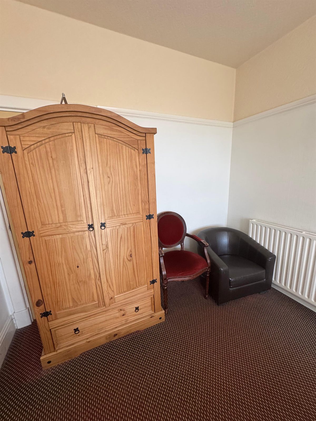 Wardrobe and corner chair