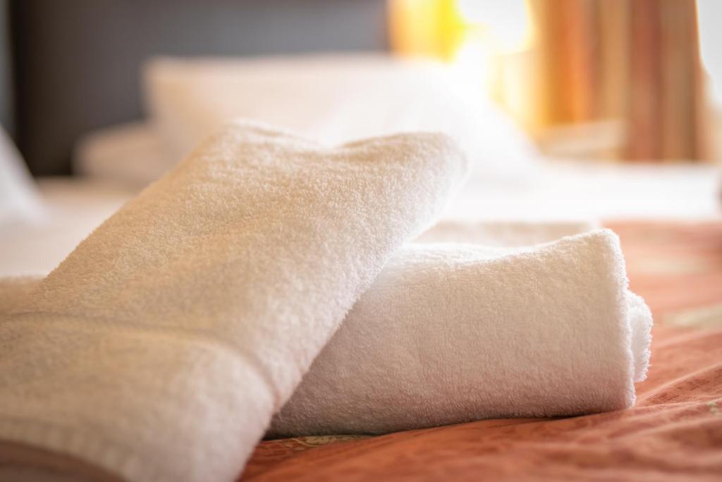 Folded room towels