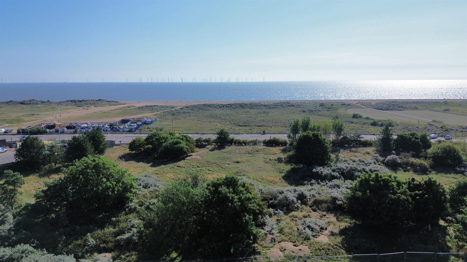 Sea view from the twin room